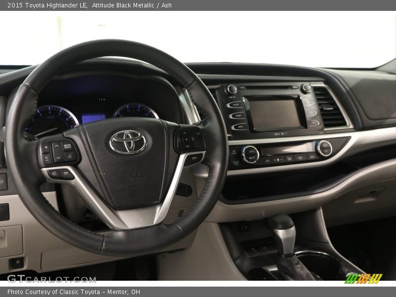 Attitude Black Metallic / Ash 2015 Toyota Highlander LE