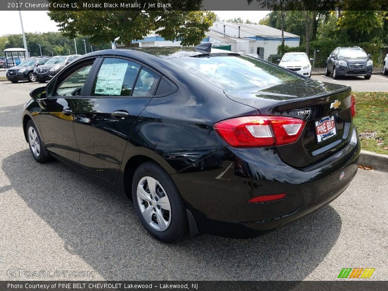 Mosaic Black Metallic / Jet Black 2017 Chevrolet Cruze LS