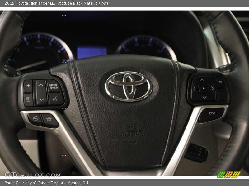 Attitude Black Metallic / Ash 2015 Toyota Highlander LE