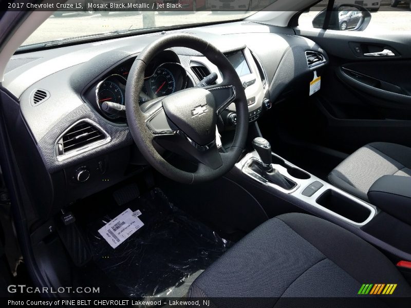 Mosaic Black Metallic / Jet Black 2017 Chevrolet Cruze LS