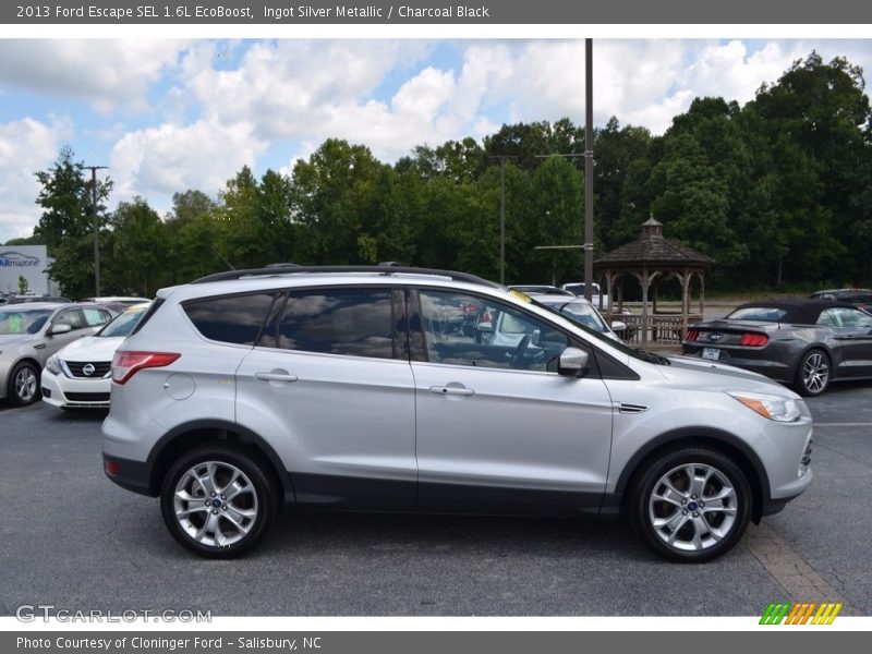 Ingot Silver Metallic / Charcoal Black 2013 Ford Escape SEL 1.6L EcoBoost