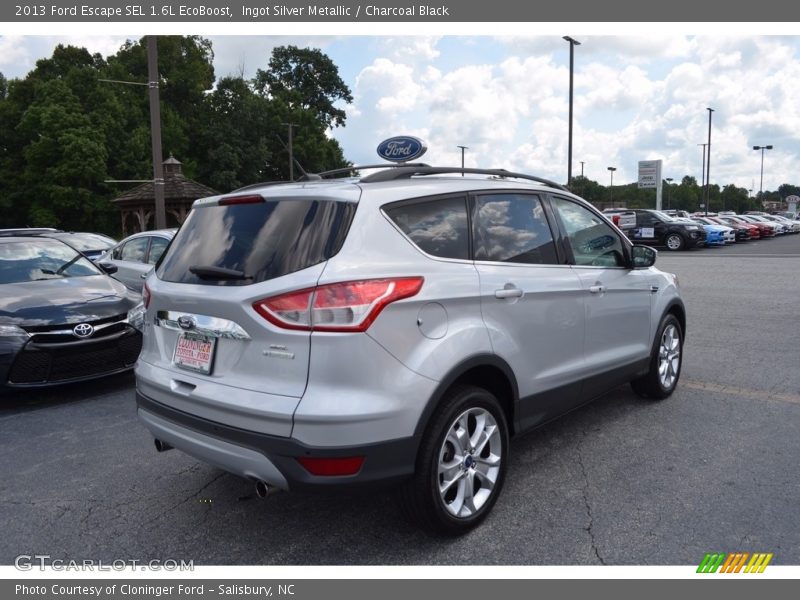 Ingot Silver Metallic / Charcoal Black 2013 Ford Escape SEL 1.6L EcoBoost