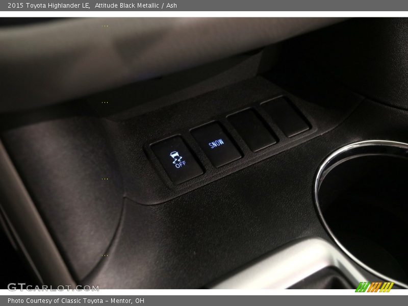 Attitude Black Metallic / Ash 2015 Toyota Highlander LE