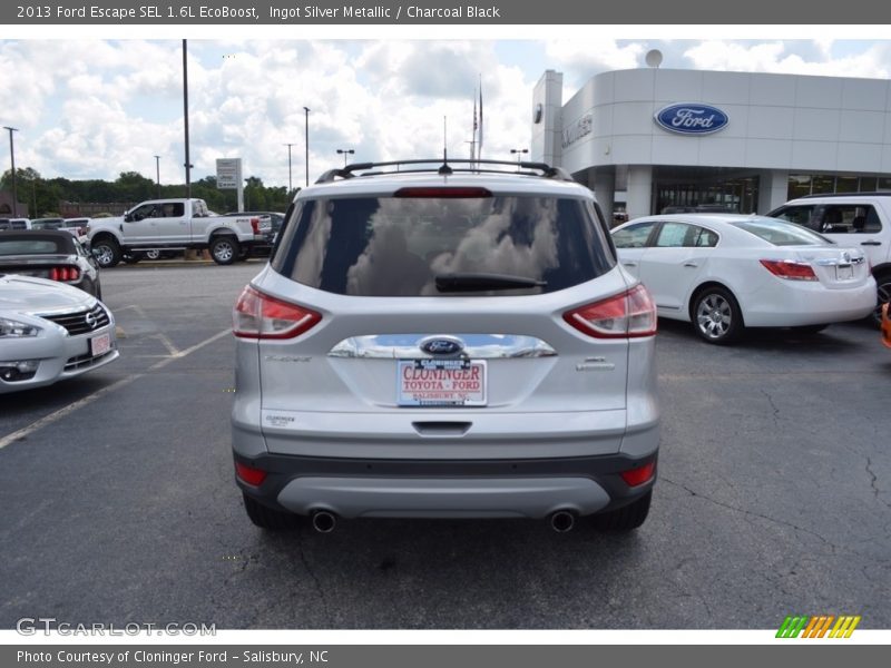 Ingot Silver Metallic / Charcoal Black 2013 Ford Escape SEL 1.6L EcoBoost