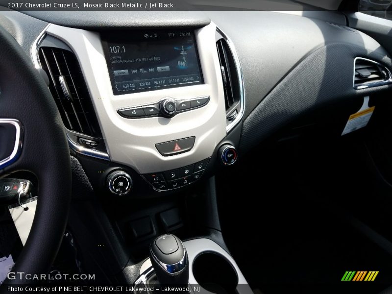 Mosaic Black Metallic / Jet Black 2017 Chevrolet Cruze LS