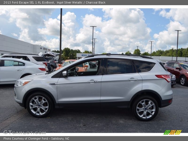 Ingot Silver Metallic / Charcoal Black 2013 Ford Escape SEL 1.6L EcoBoost
