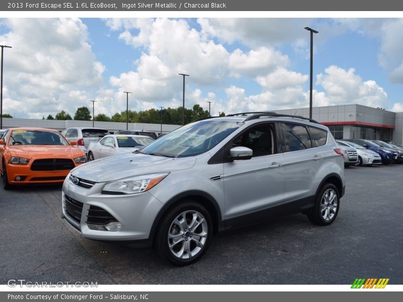 Ingot Silver Metallic / Charcoal Black 2013 Ford Escape SEL 1.6L EcoBoost