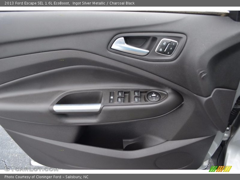 Ingot Silver Metallic / Charcoal Black 2013 Ford Escape SEL 1.6L EcoBoost