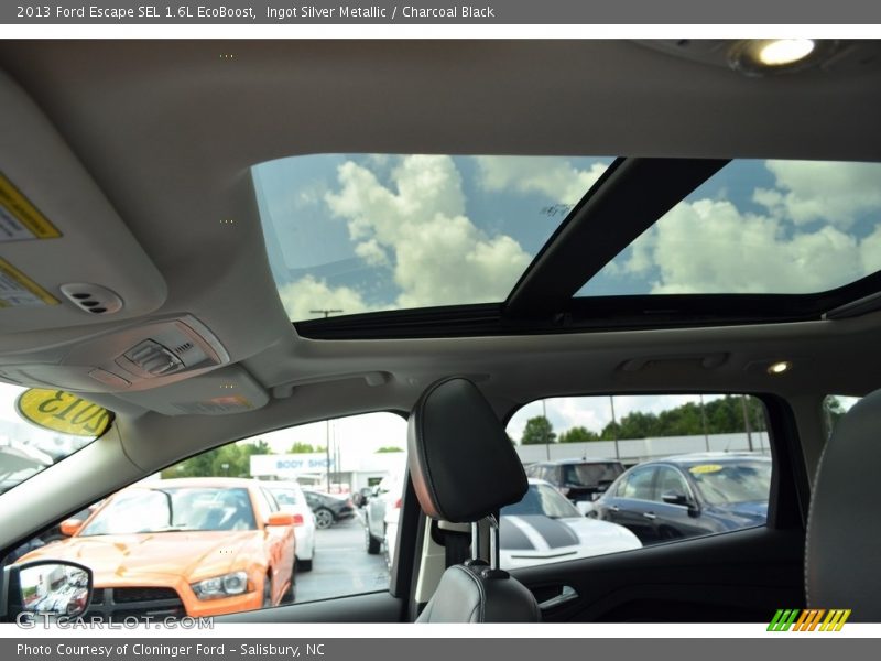 Ingot Silver Metallic / Charcoal Black 2013 Ford Escape SEL 1.6L EcoBoost