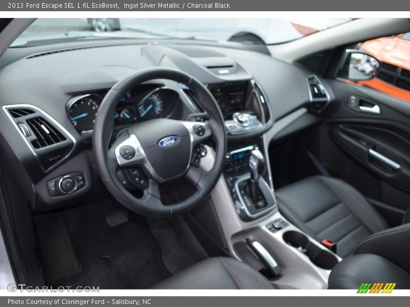 Ingot Silver Metallic / Charcoal Black 2013 Ford Escape SEL 1.6L EcoBoost