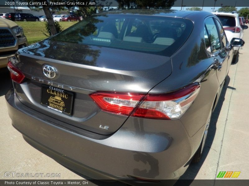 Predawn Gray Mica / Ash 2018 Toyota Camry LE
