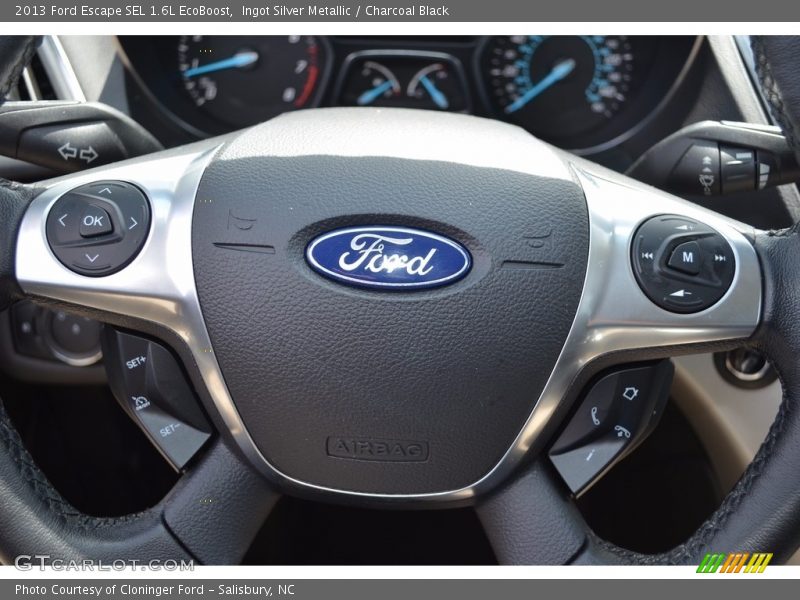 Ingot Silver Metallic / Charcoal Black 2013 Ford Escape SEL 1.6L EcoBoost