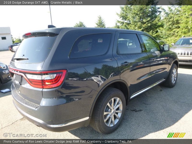 Granite Metallic / Black 2018 Dodge Durango SXT AWD