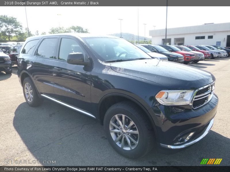 Granite Metallic / Black 2018 Dodge Durango SXT AWD