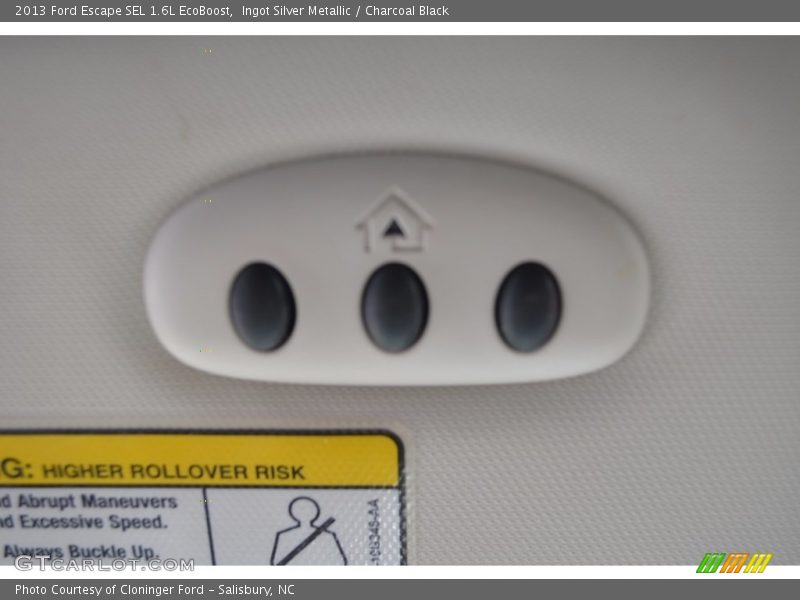 Ingot Silver Metallic / Charcoal Black 2013 Ford Escape SEL 1.6L EcoBoost