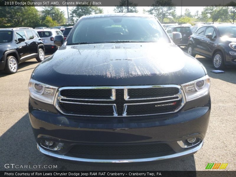 Granite Metallic / Black 2018 Dodge Durango SXT AWD