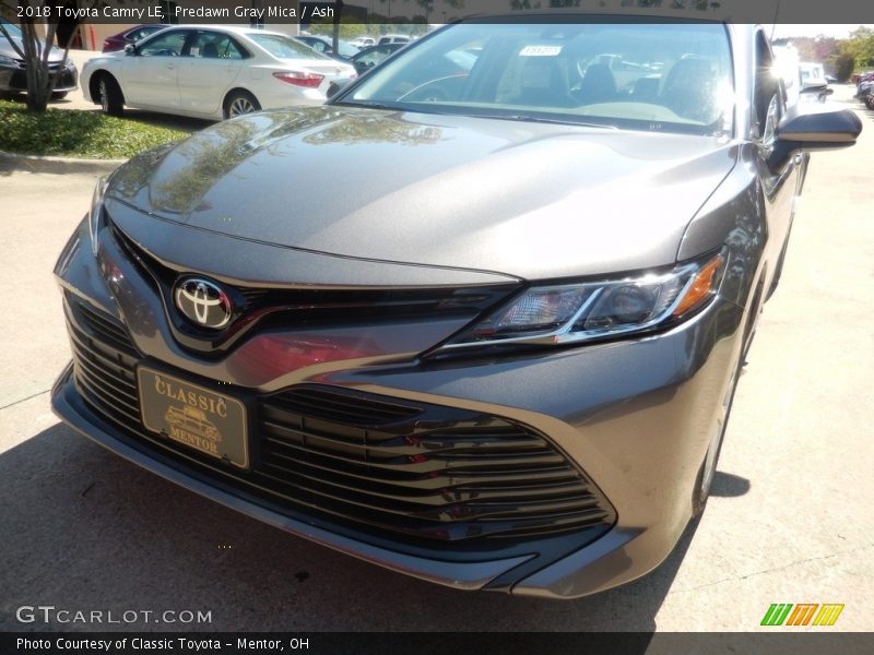 Predawn Gray Mica / Ash 2018 Toyota Camry LE