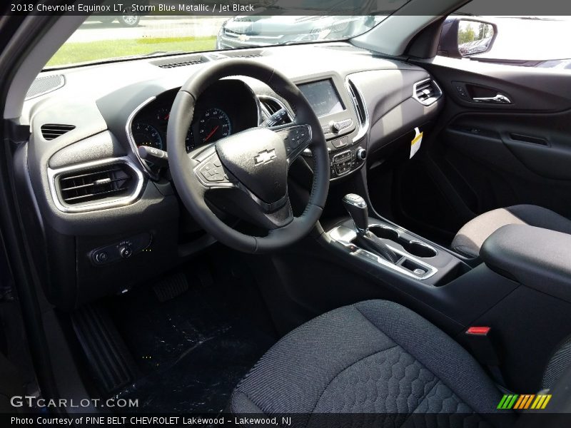 Storm Blue Metallic / Jet Black 2018 Chevrolet Equinox LT