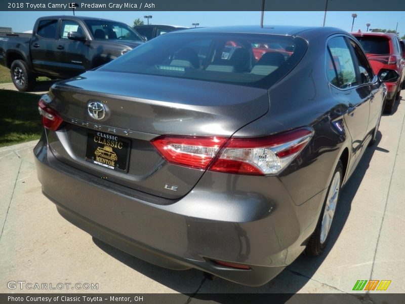 Predawn Gray Mica / Ash 2018 Toyota Camry LE