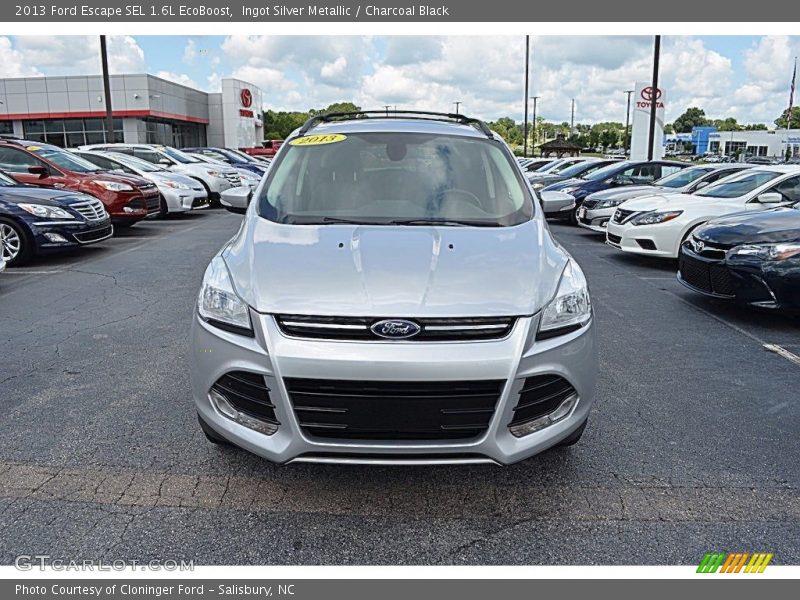 Ingot Silver Metallic / Charcoal Black 2013 Ford Escape SEL 1.6L EcoBoost