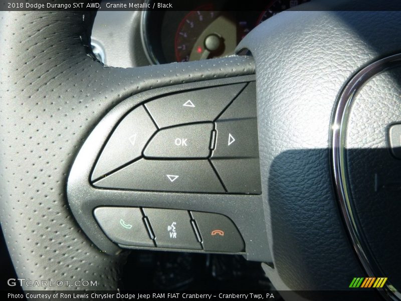 Granite Metallic / Black 2018 Dodge Durango SXT AWD