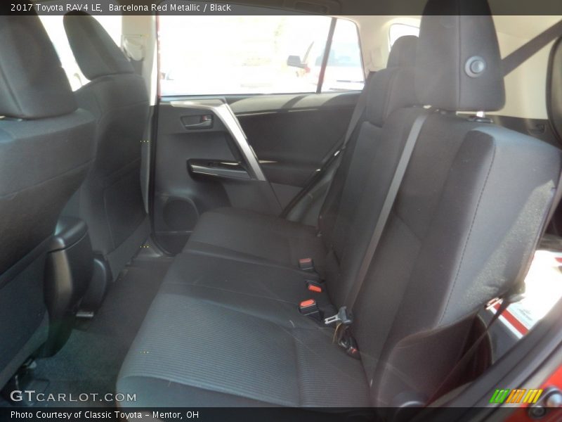Barcelona Red Metallic / Black 2017 Toyota RAV4 LE