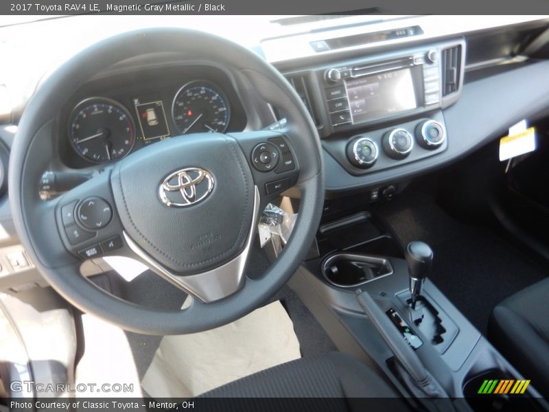 Magnetic Gray Metallic / Black 2017 Toyota RAV4 LE