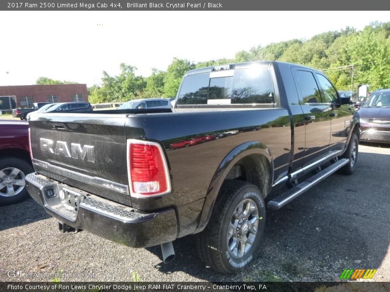 Brilliant Black Crystal Pearl / Black 2017 Ram 2500 Limited Mega Cab 4x4