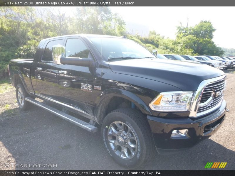 Brilliant Black Crystal Pearl / Black 2017 Ram 2500 Limited Mega Cab 4x4