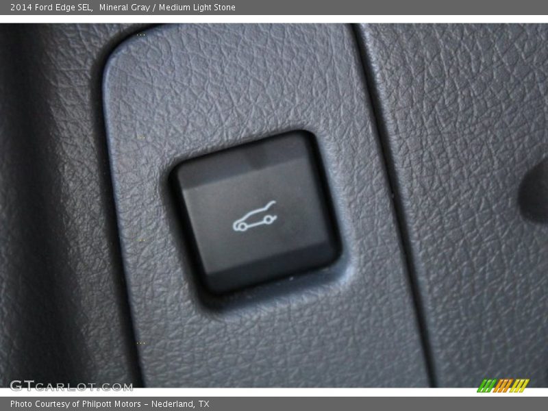 Mineral Gray / Medium Light Stone 2014 Ford Edge SEL