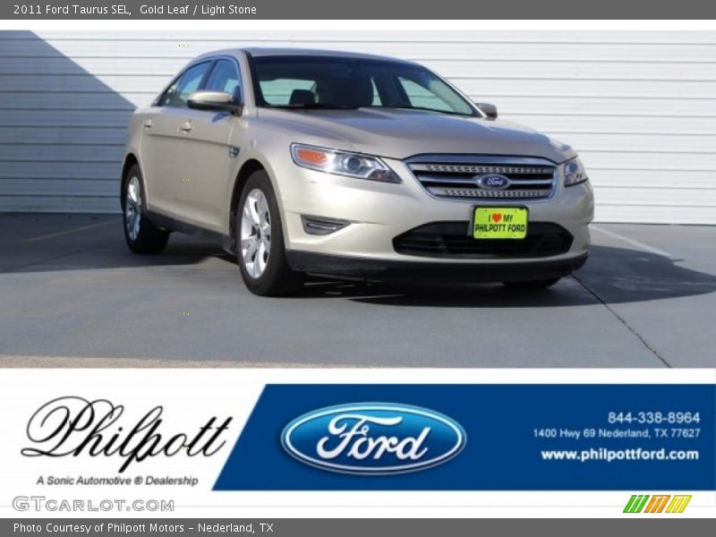 Gold Leaf / Light Stone 2011 Ford Taurus SEL