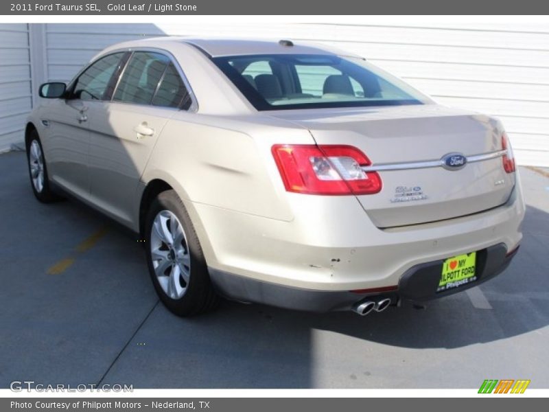 Gold Leaf / Light Stone 2011 Ford Taurus SEL