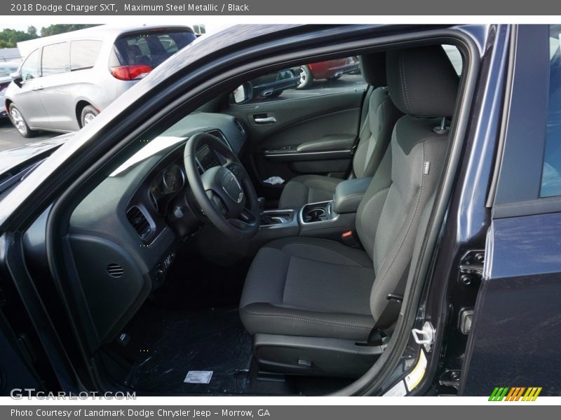 Maximum Steel Metallic / Black 2018 Dodge Charger SXT