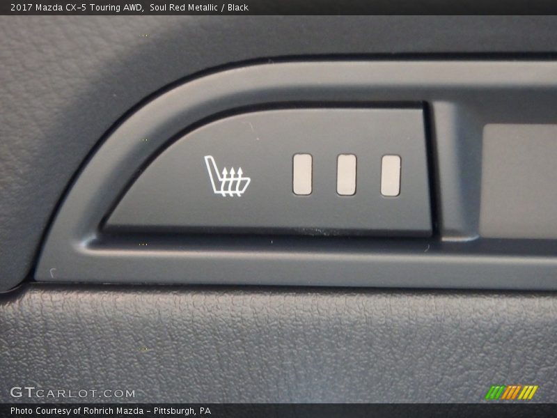 Soul Red Metallic / Black 2017 Mazda CX-5 Touring AWD