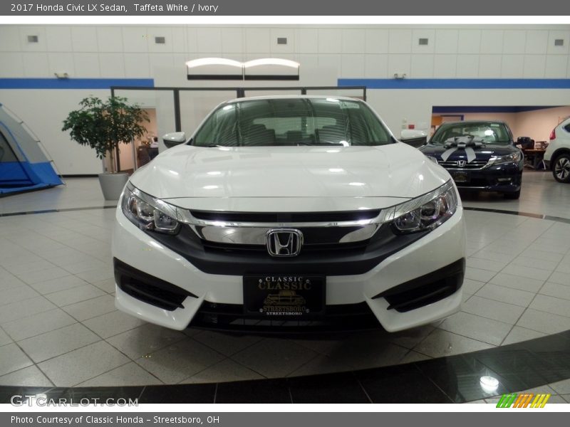 Taffeta White / Ivory 2017 Honda Civic LX Sedan