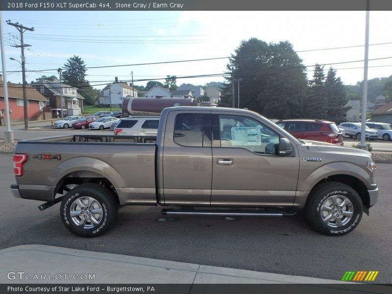 Stone Gray / Earth Gray 2018 Ford F150 XLT SuperCab 4x4