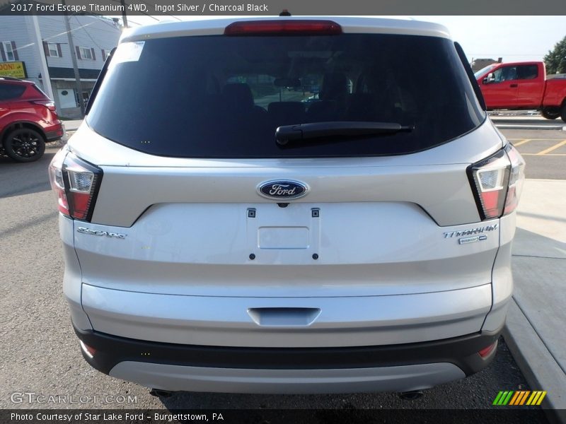 Ingot Silver / Charcoal Black 2017 Ford Escape Titanium 4WD
