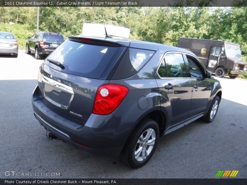 Cyber Gray Metallic / Light Titanium/Jet Black 2011 Chevrolet Equinox LS