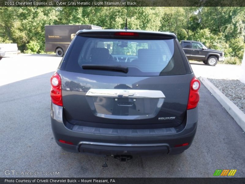 Cyber Gray Metallic / Light Titanium/Jet Black 2011 Chevrolet Equinox LS