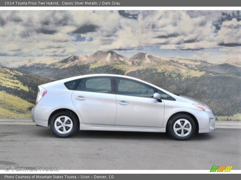 Classic Silver Metallic / Dark Gray 2014 Toyota Prius Two Hybrid