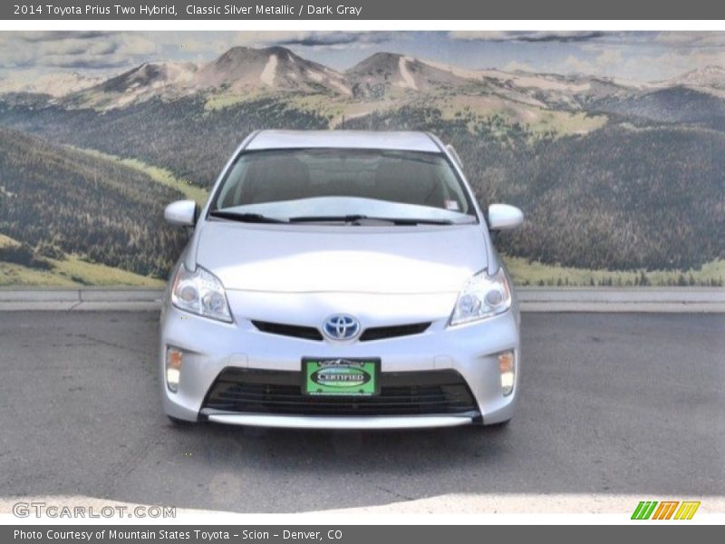 Classic Silver Metallic / Dark Gray 2014 Toyota Prius Two Hybrid