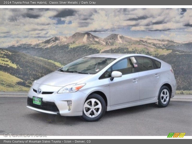 Classic Silver Metallic / Dark Gray 2014 Toyota Prius Two Hybrid