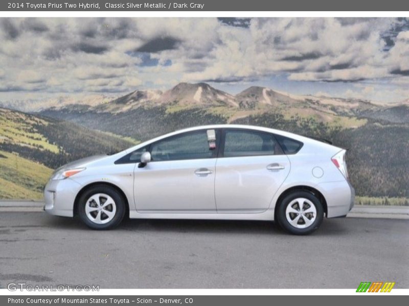 Classic Silver Metallic / Dark Gray 2014 Toyota Prius Two Hybrid