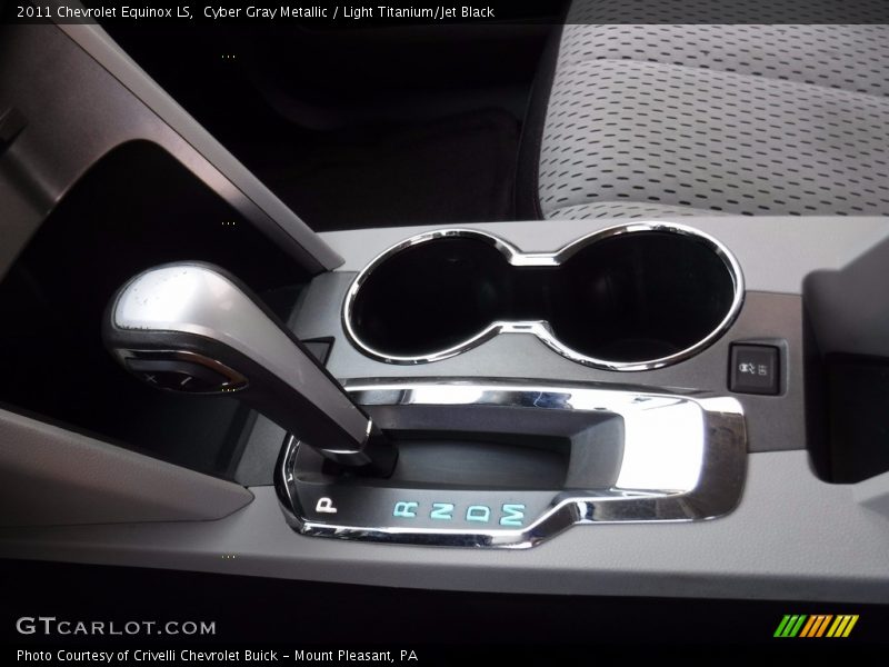 Cyber Gray Metallic / Light Titanium/Jet Black 2011 Chevrolet Equinox LS