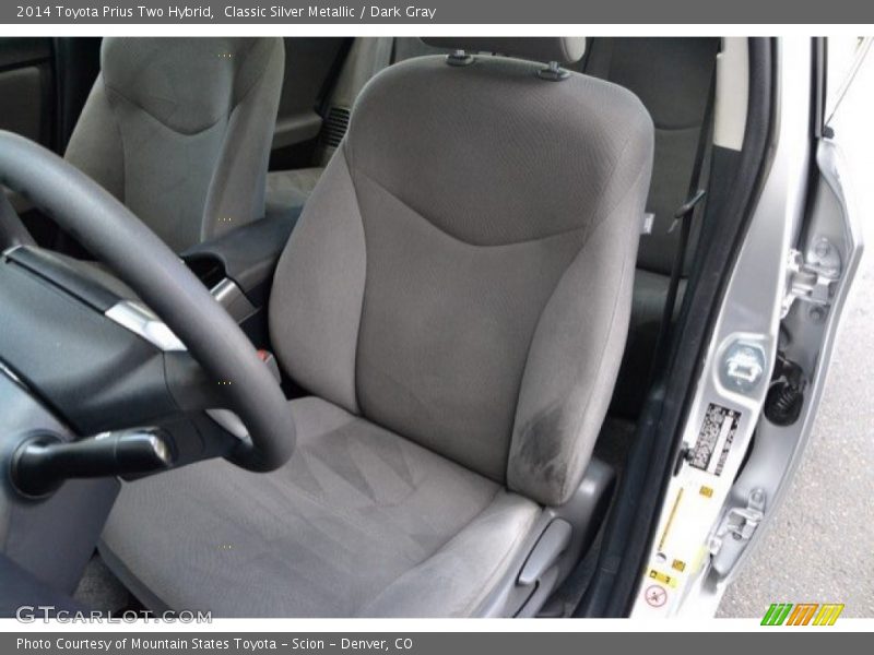 Classic Silver Metallic / Dark Gray 2014 Toyota Prius Two Hybrid