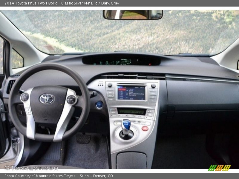 Classic Silver Metallic / Dark Gray 2014 Toyota Prius Two Hybrid