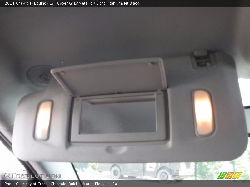 Cyber Gray Metallic / Light Titanium/Jet Black 2011 Chevrolet Equinox LS