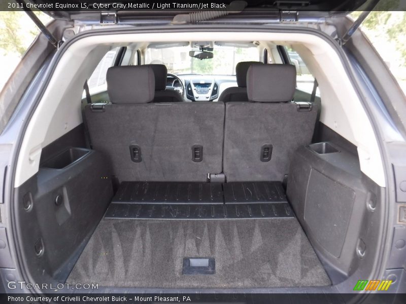 Cyber Gray Metallic / Light Titanium/Jet Black 2011 Chevrolet Equinox LS