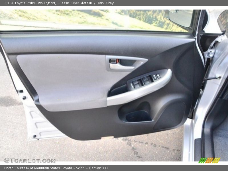 Classic Silver Metallic / Dark Gray 2014 Toyota Prius Two Hybrid