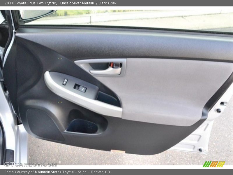 Classic Silver Metallic / Dark Gray 2014 Toyota Prius Two Hybrid